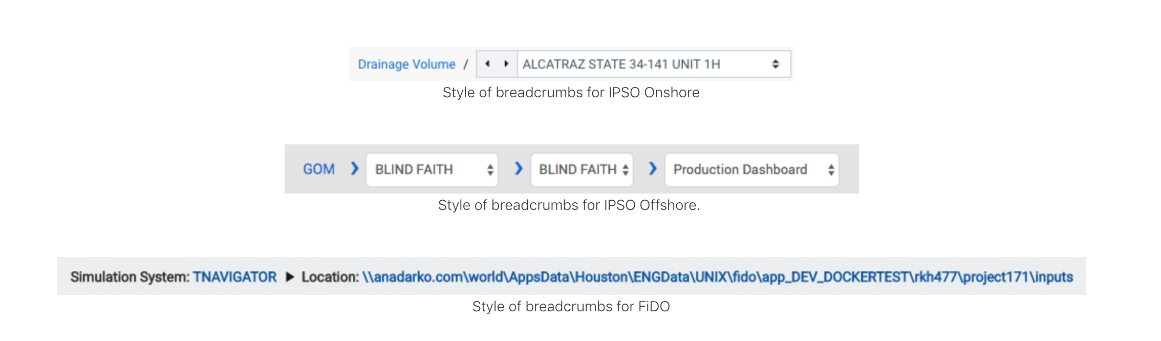 breadcrumb inventory