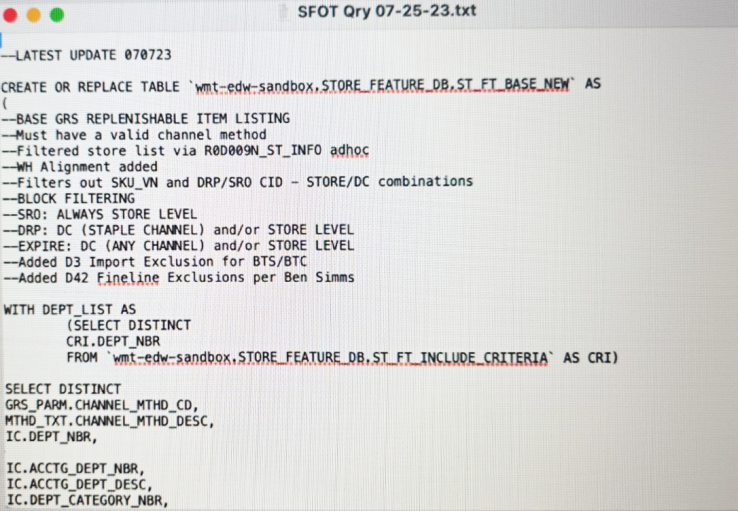 sql